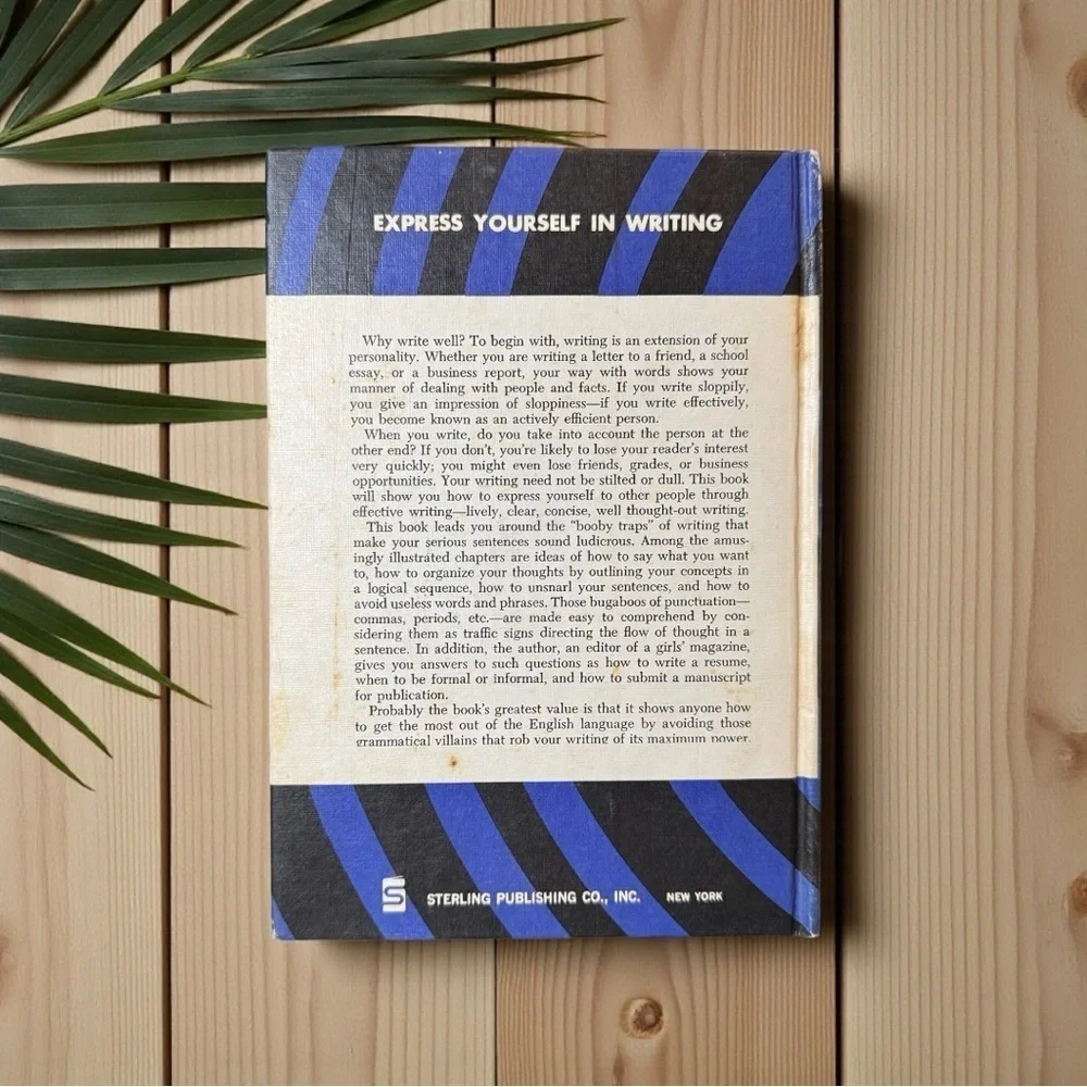 Express Yourself in Writing – Gail Krdneser (1968 Vintage Hardcover)